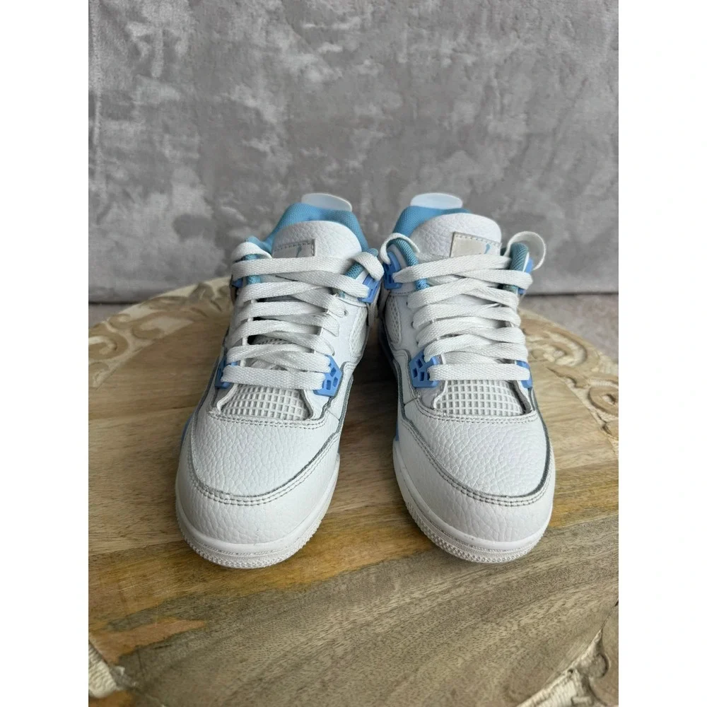 Jordan 4 Retro Military Blue White Blue Kids Sneakers HV0823-100 Size‎ 2.5Y